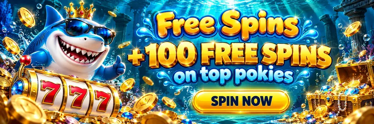 winshark casino free spins: 100 free spins with the welcome bonus